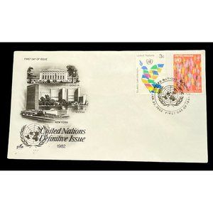 United Nations FDC Definitive Issue January 22 1982 First Day Issue Postal Cover